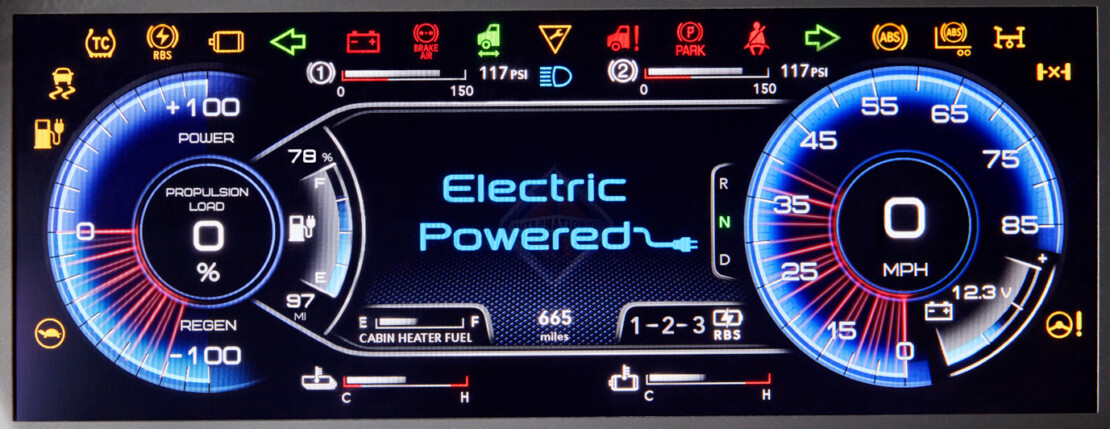 Ic Electric Ce Bus Digital Cluster